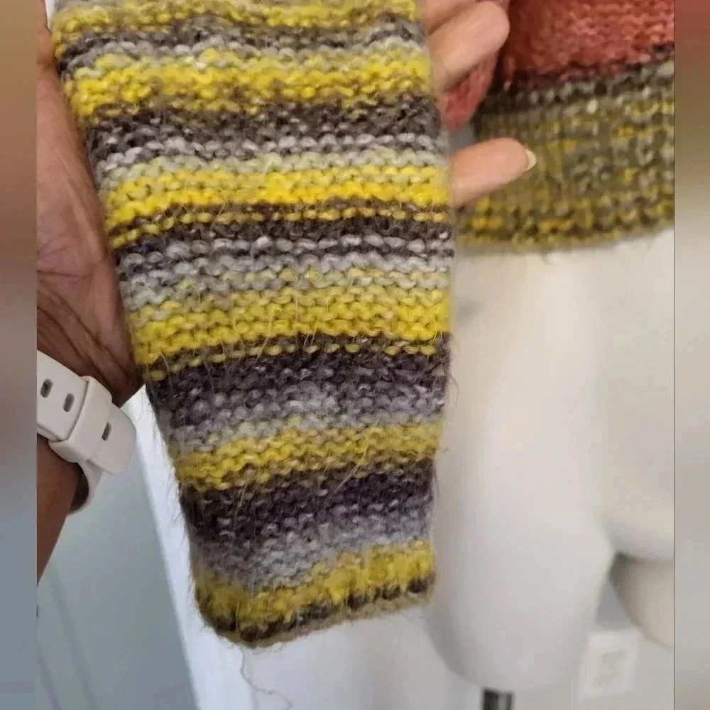 Urban Outfitters Lennon Cropped Multicolored Sweater(S)Anthropologie - Picture 8 of 10